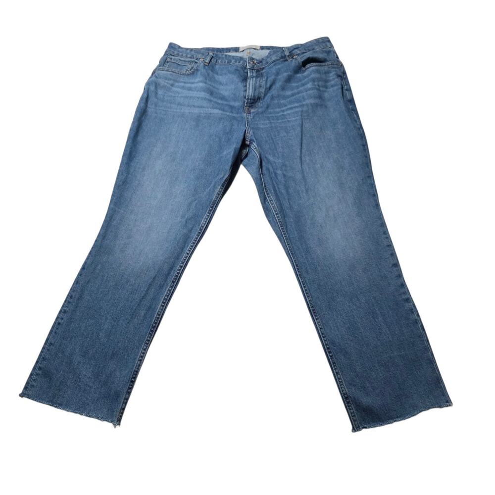 Everlane Jeans Womens 35R Blue Denim Pants The Cheeky Curvy Tapered Stretch